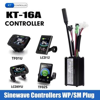 36V/48V EBike KT 16A 250W/350W Brushless Motor Controller with KT LCD Display