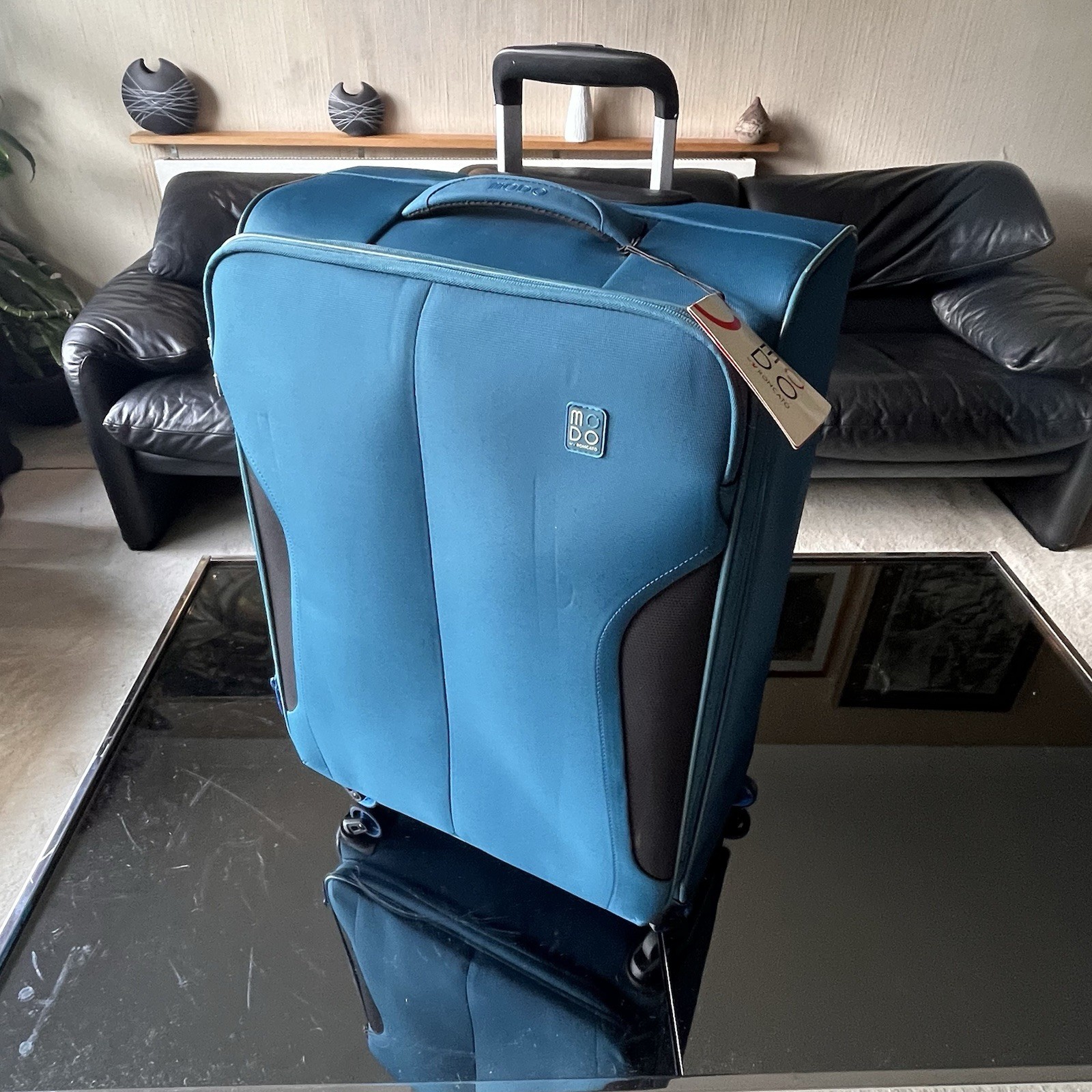 Carro de 4 ruedas expandible Valigeria Roncato MODO Jet 67 cm - azul