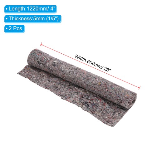 4FT x 23.6 Inch Pipes Wrap Insulation, 2pcs Cotton Tape for Pipes, Grey - Picture 2 of 6
