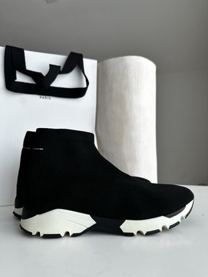 MM6 Maison Margiela Sock Sneakers Black White EU 36  Iconic MM6  sock sneakers