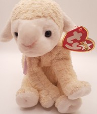TY Beanie Baby - FLEECIE the Lamb (6 inch) - MWMTs Stuffed Animal Toy
