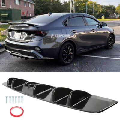 For Kia Optima K5 33'' 7 Fins Rear Bumper Lip Diffuser Spoiler Wing Splitter