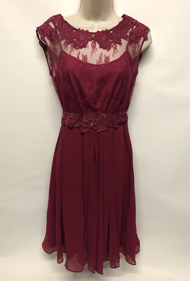 Coast Lori May Short Dress Mulberry UK 8, UK 10 Occassion Party Evening Formal