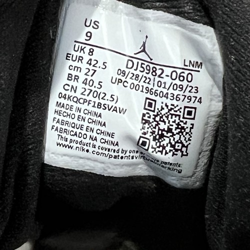 NEW! Nike Air Jordan 13 Retro Men’s Size 9US Black/University Red DJ5982 060 - Picture 10 of 16