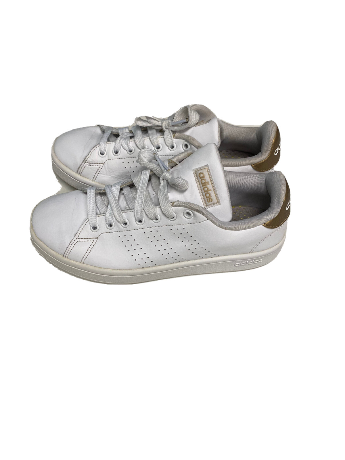SAOLA Scarpe Adidas Advantage Cloudfoam bianche da donna taglia US 8 5