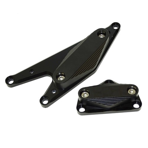 Black Engine Cover Guards Crash Pad Sliders For SUZUKI Bandit GSF 1250 GSX1250FA - Picture 5 of 6