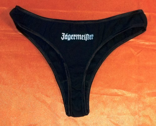 Jägermeister Jager Girl Collared Shirt, Thong, & Lanyard - Size Medium - Picture 8 of 9