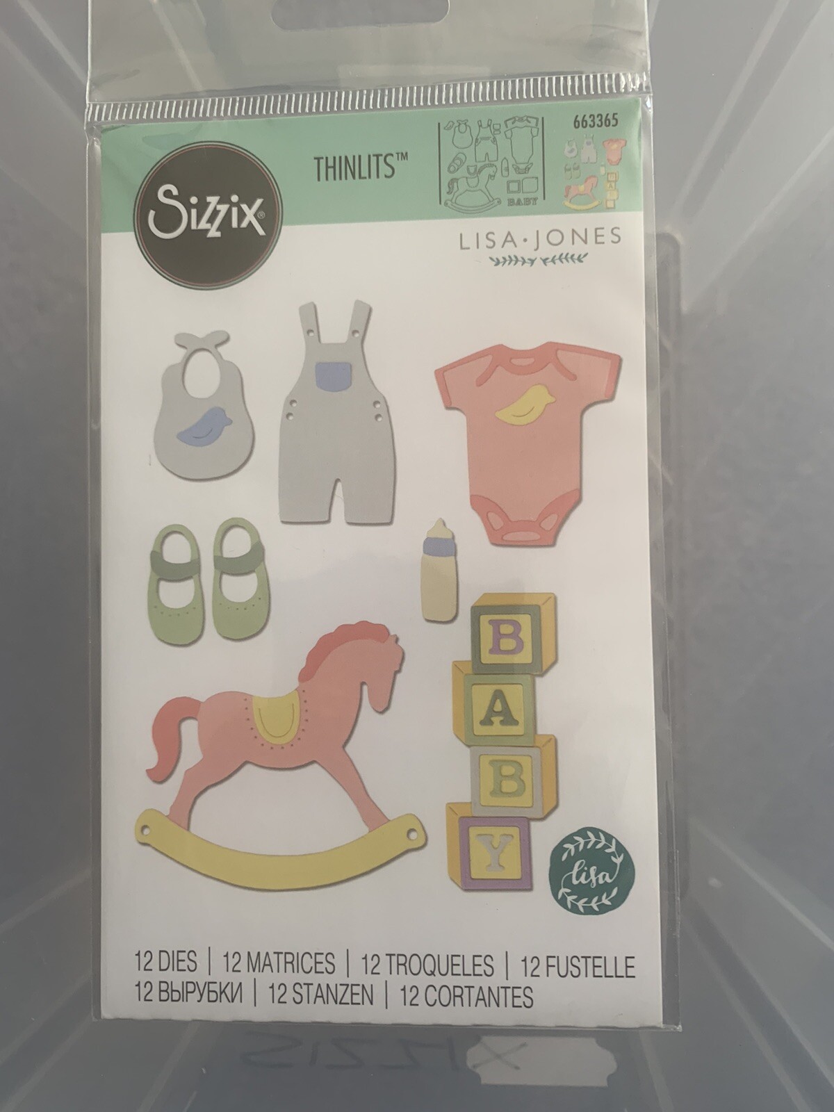 Sizzix Thinlits Dies New Baby #2 663365