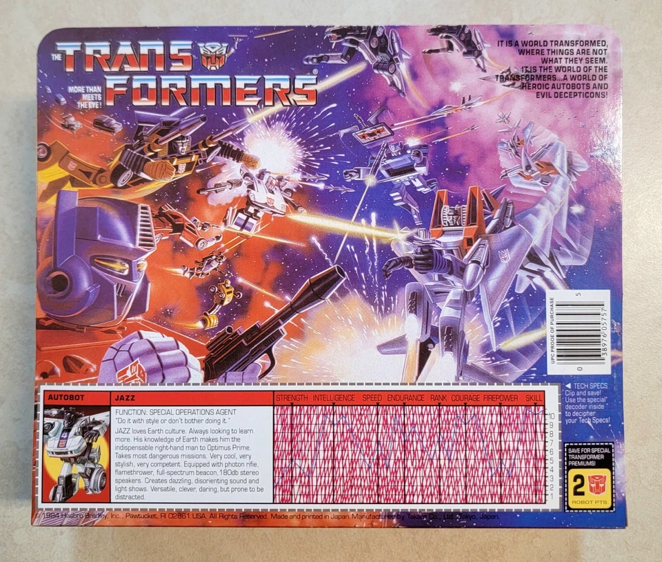 TRANSFORMERS G1 AUTOBOT JAZZ US SELLER MISB RARE! CAR TOY ROBOT - Image 2 of 3