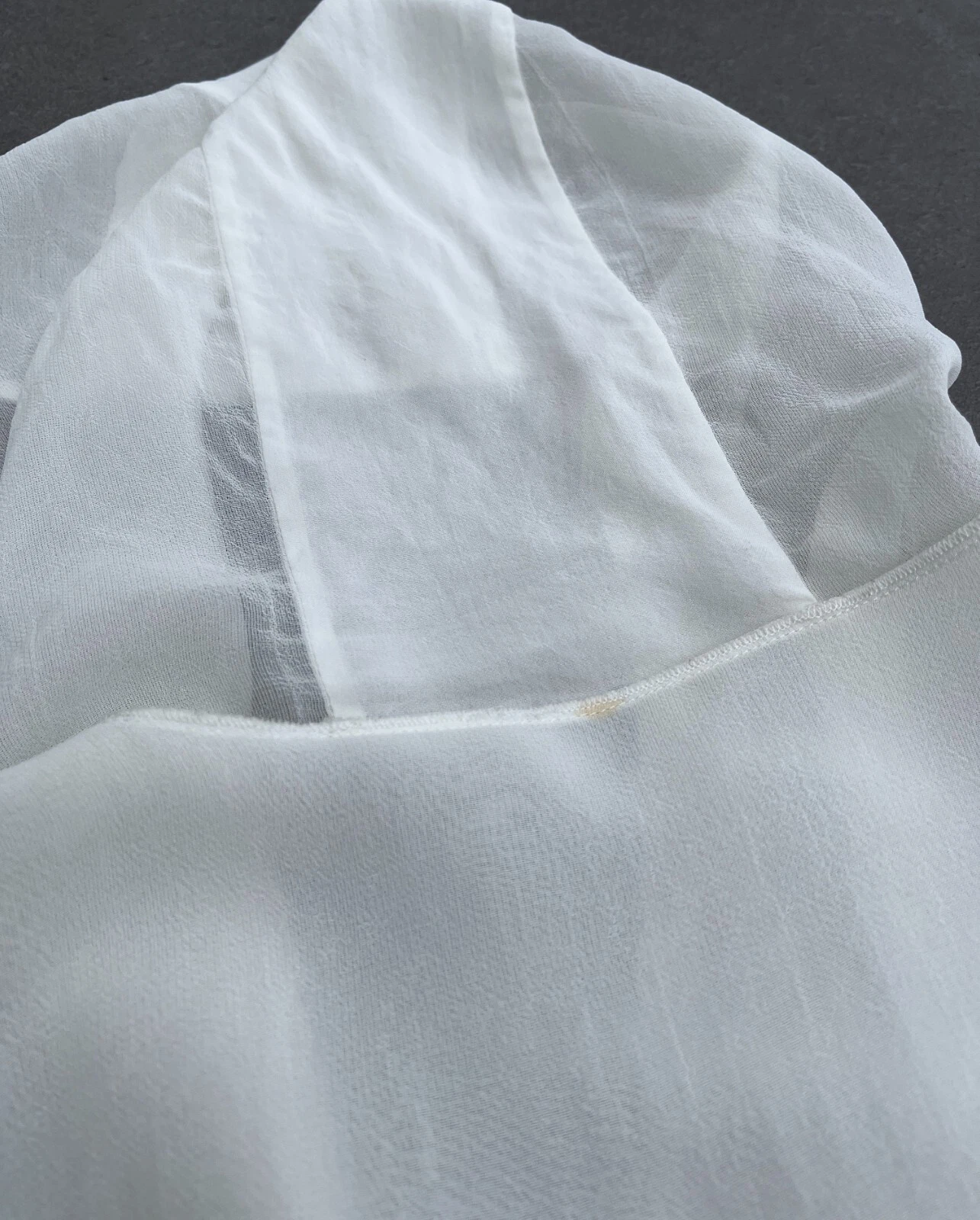 Stunning Women's ANNETTE GORTZ Layered Lagenlook Avant Garde Jacket Coat White M - product detail image 17