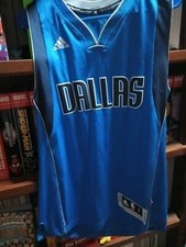 ADIDAS DALLAS MAVERICKS SWINGMAN BLANK TEAM BLUE JERSEY MEDIUM