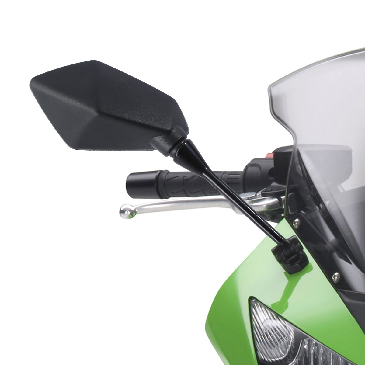 Side Rear View Mirrors Fit For Kawasaki Ninja 650R 2009-2016 2015 2014 13 Black