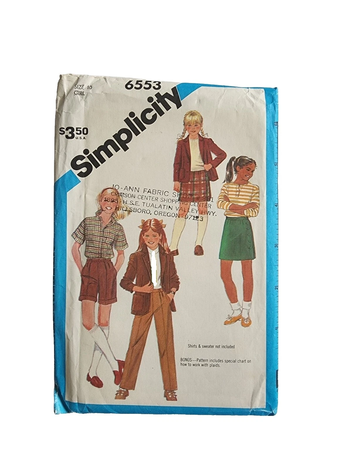 Girls' Pants Sewing Patterns
