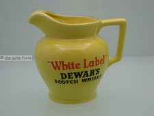 KRUG mit Werbung - - - White Label - DEWAR'S SCOTCH WHISKY - - - Selten !