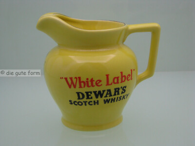 KRUG mit Werbung - - - White Label - DEWAR'S SCOTCH WHISKY - - - Selten !