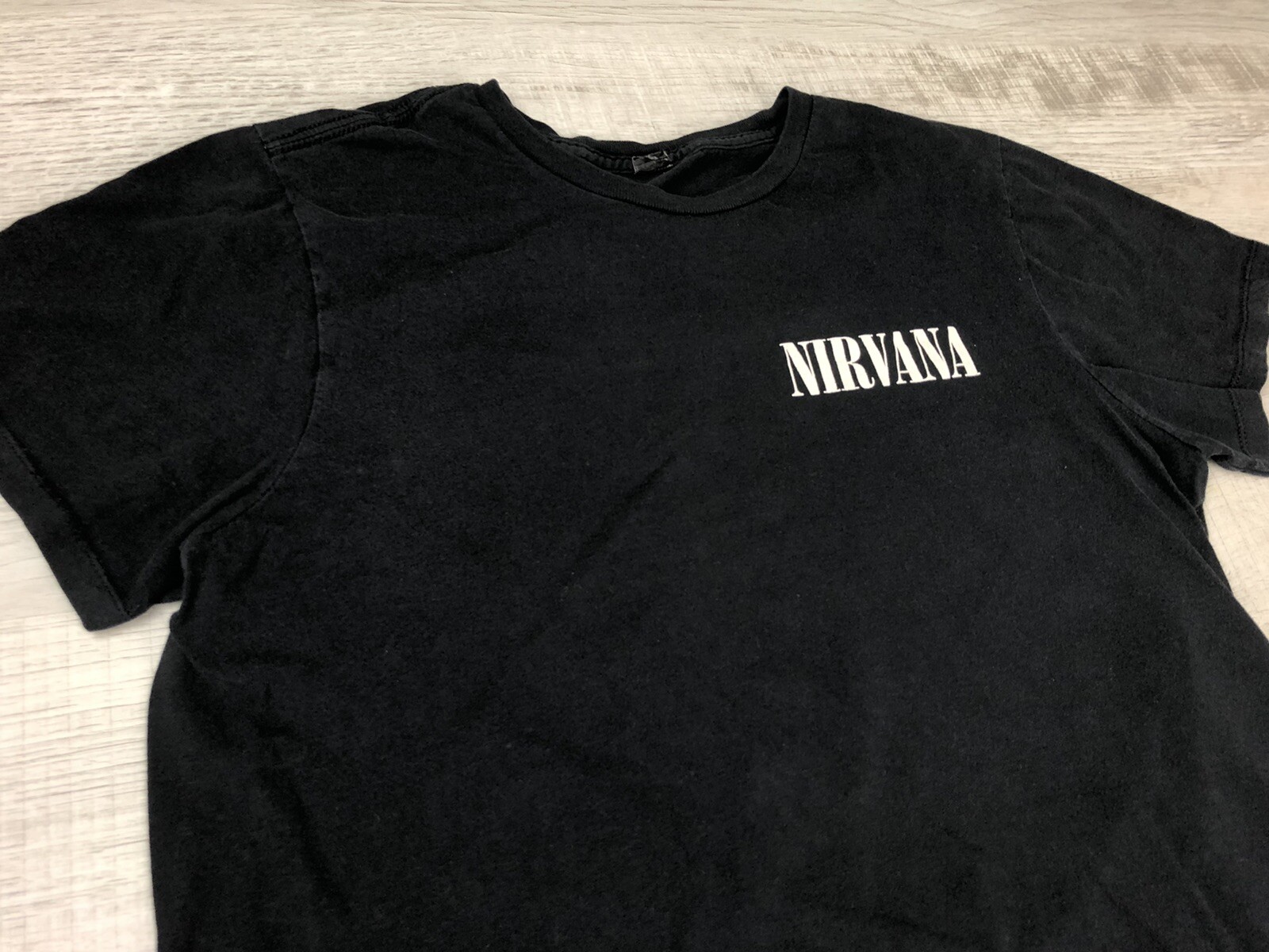 Nirvana In Utero T Shirt Vintage Black Mens Size … - image 7