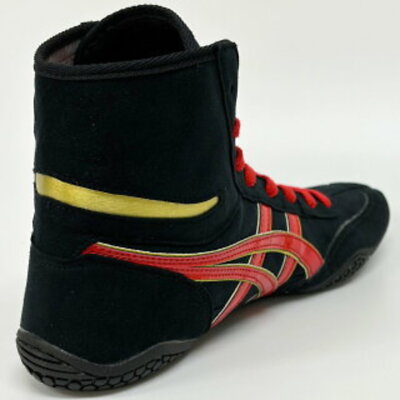 ASICS Wrestling Shoes 1083A001 EX-EO TWR900 Black×Red×Gold A519 | eBay