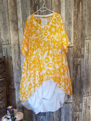 Lagenlook,L`Atelier du Rose 44 46 48 50/52 Bluse Tunika Überwurf