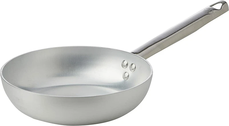 AGNELLI Pentola PADELLA in Alluminio Professionale ALTA per Saltare 24 CM NUOVO