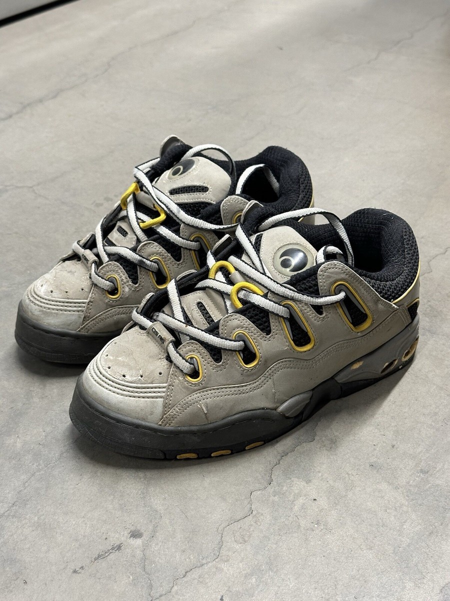 Vintage Osiris D3 OG US Mens Size 9.5 Grey/Gold D-3 Dave