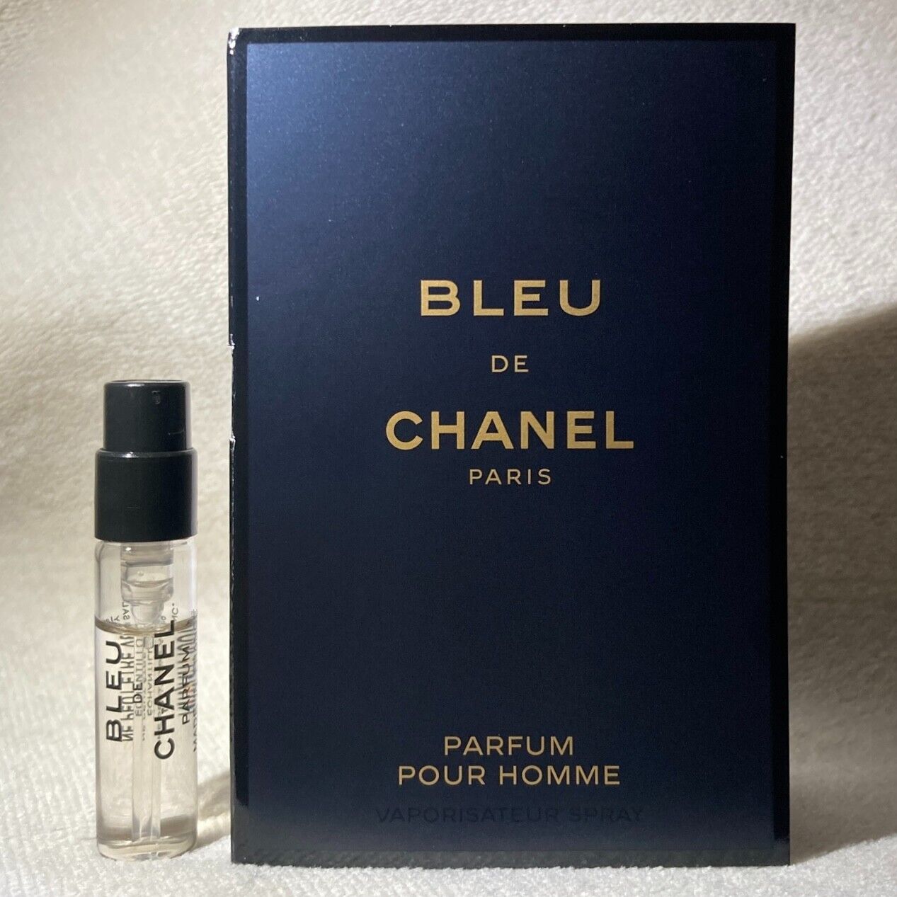 Bleu De CHANEL Eau De Parfum Pour Homme Men’s Spray Sample - Size 1.5 ML