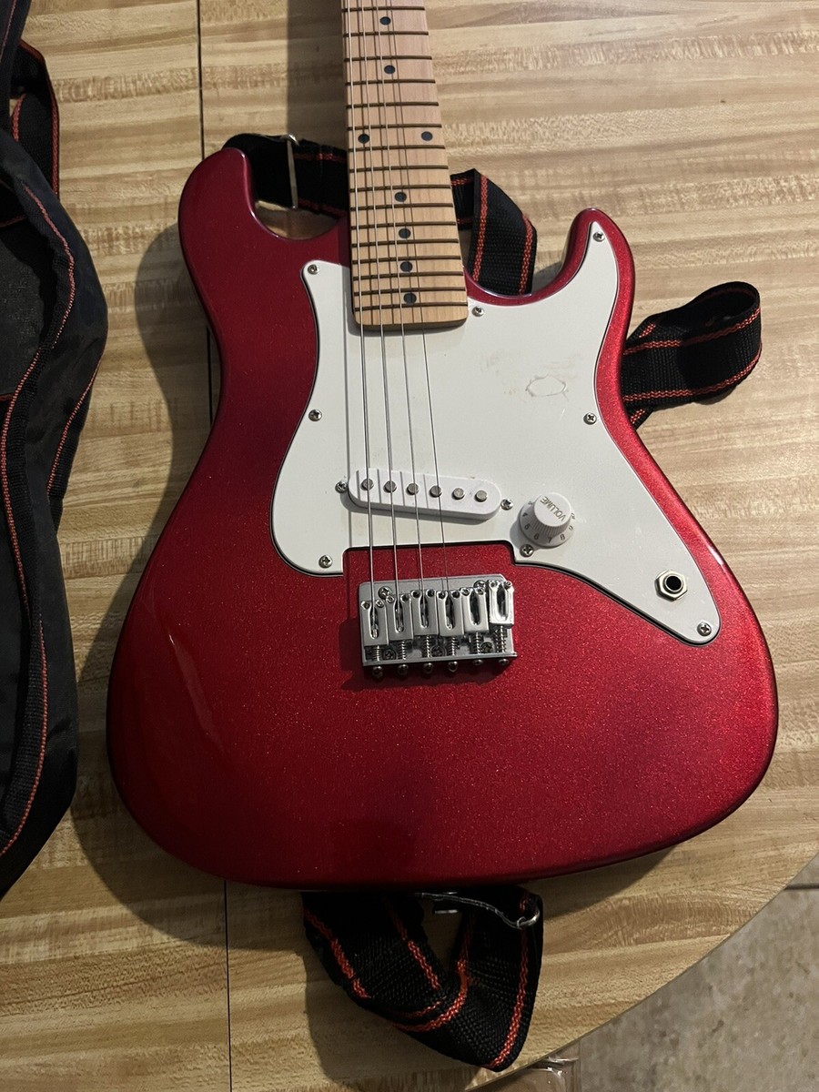 Burswood Electric Mini Guitar RED 31” | eBay