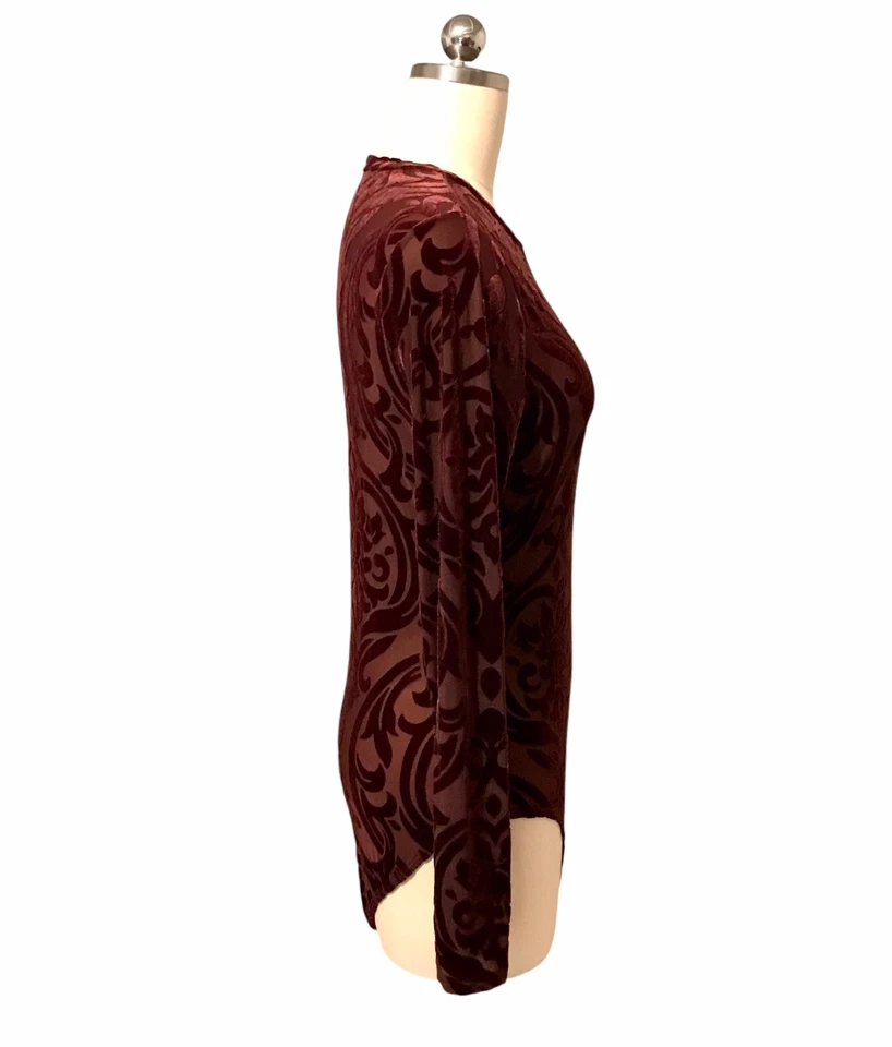 Body De Colección Y2K Terciopelo Burnout Ciruela Capricho Hada Grunge Bruja Para Mujer Talla L Foto 3 de 4