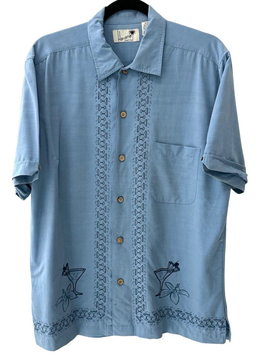 Chemise Hawaïenne Havana Jack's Cafe Taille XL - Manches 3/4, Rayon, Motif Floral - Occasion Très Bon état