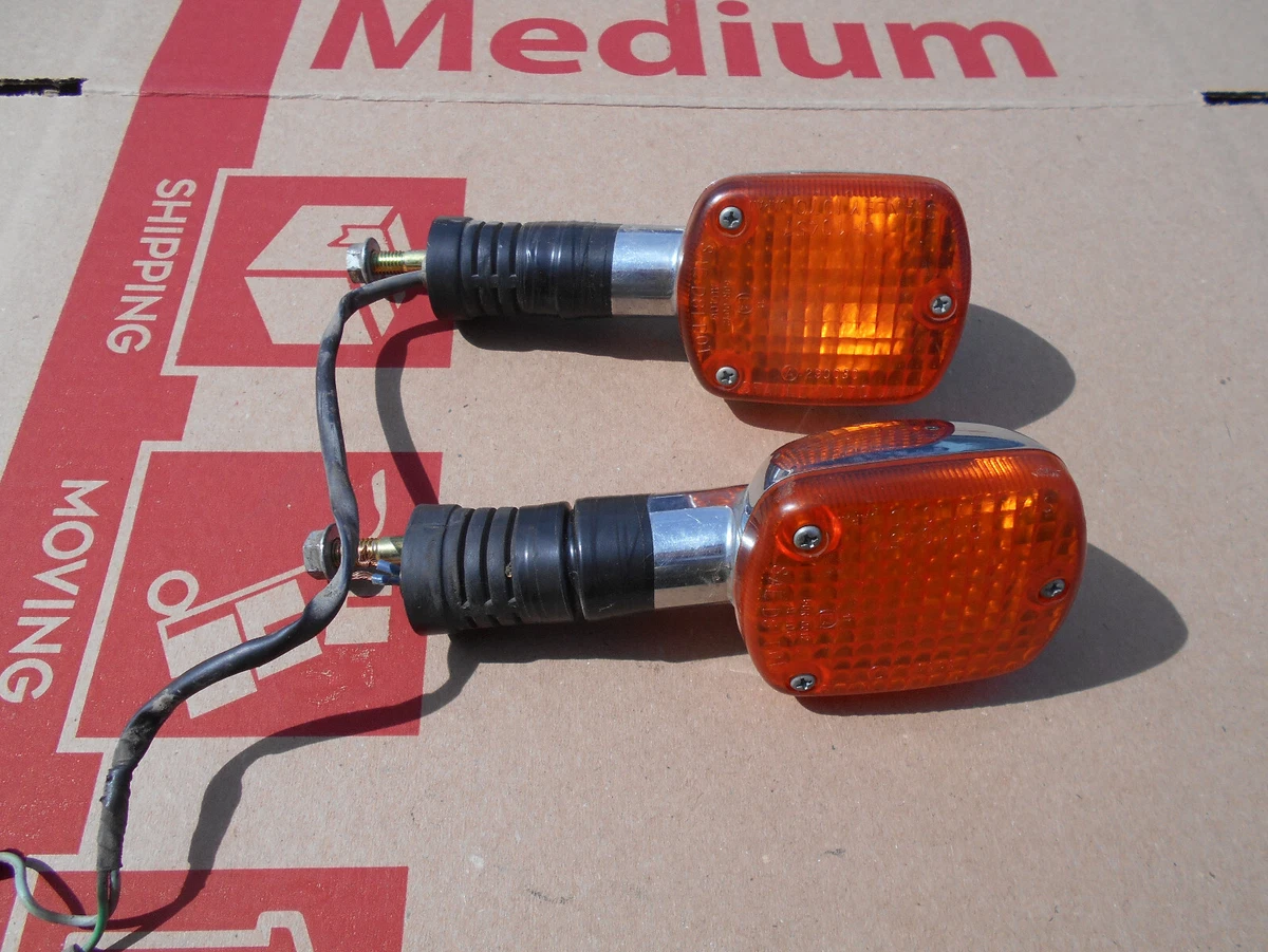OEM 1984 Honda CMX 450 Rebel Rear Turn Signals and Mounting Posts
