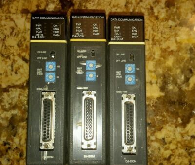 PLC DIRECT D4-DCM FOR  PLC RACK  DATA COMMUNICATION MODULE  (LOT OF 3) $149
