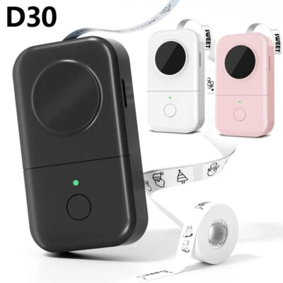 Phomemo D30 Label Maker Machine Bluetooth Small Label Printer Thermal Printer UK