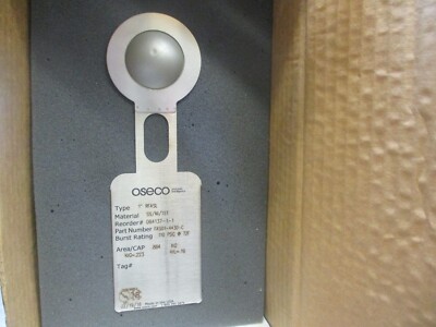 Standard Forward Acting Rupture Disc OSECO 41010522 6B5F3