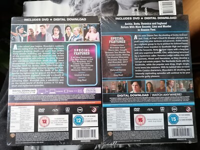 Riverdale: The Complete First Second Season DVD R2 UK NEW FACTORY  SEALED