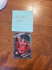 2020 Donruss Complete Players Trae Young Green Flood Parallel #3