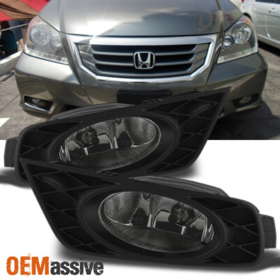 Smoked Fog Light Kit With Bulbs, Switch & Bezel For 2008–2009 Honda Odyssey – OEMASSIVE Pair