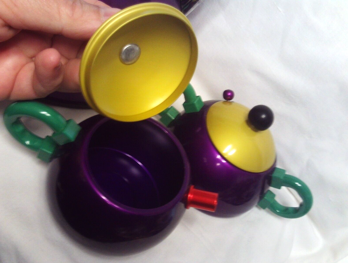 Vintage 80s Memphis Yoshiharu Fuwa CookVessel Japan Anodized Vintage 80s Memphis Yoshiharu Fuwa CookVessel Japan Anodized