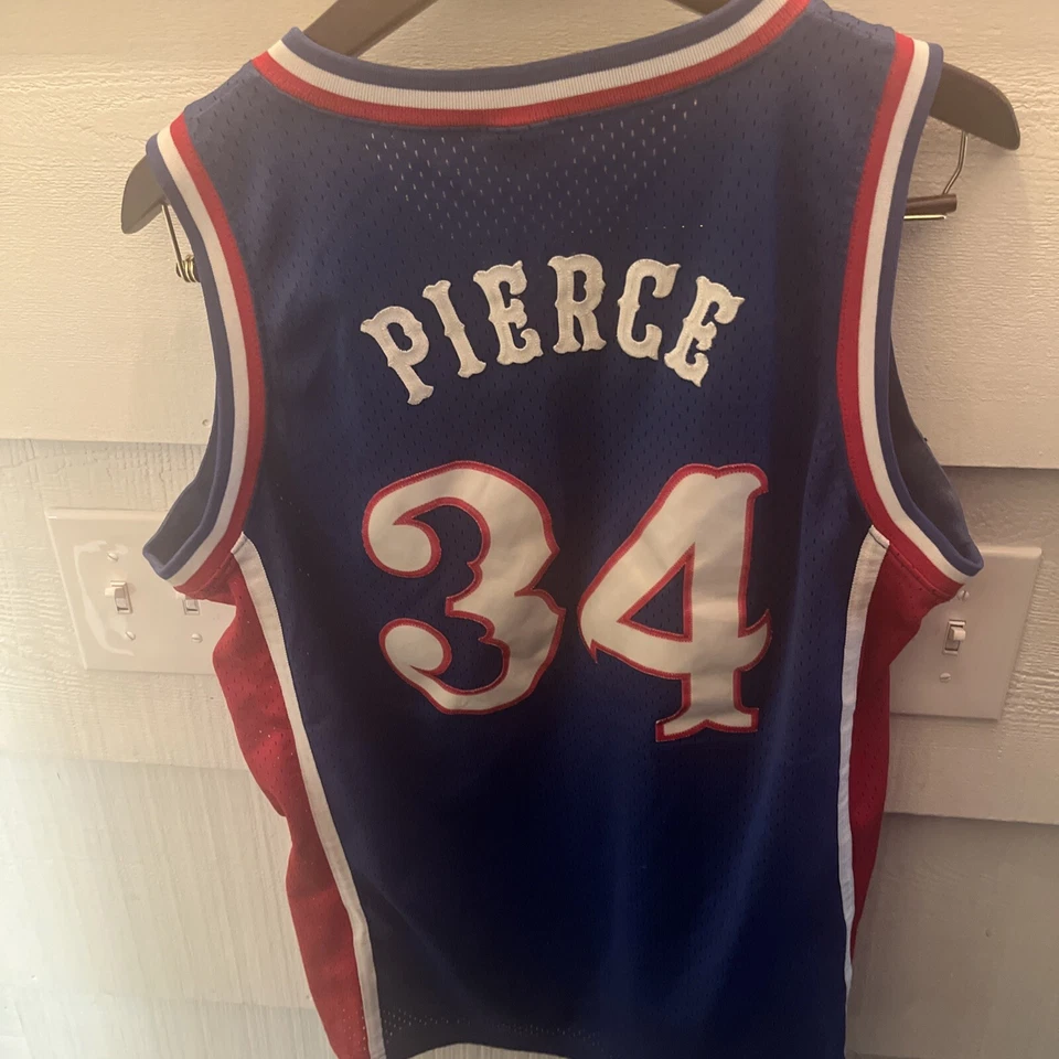 Vintage Nike Kansas Jayhawks Paul Pierce Jersey Men Small Blue 95 KU Basketball - Image 2 of 4