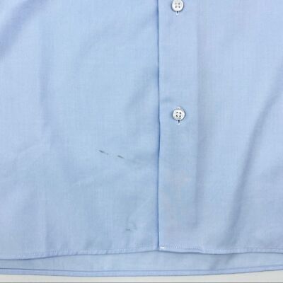 LOUIS VUITTON BUTTON UP DRESS SHIRT BLUE MENS 41 | eBay