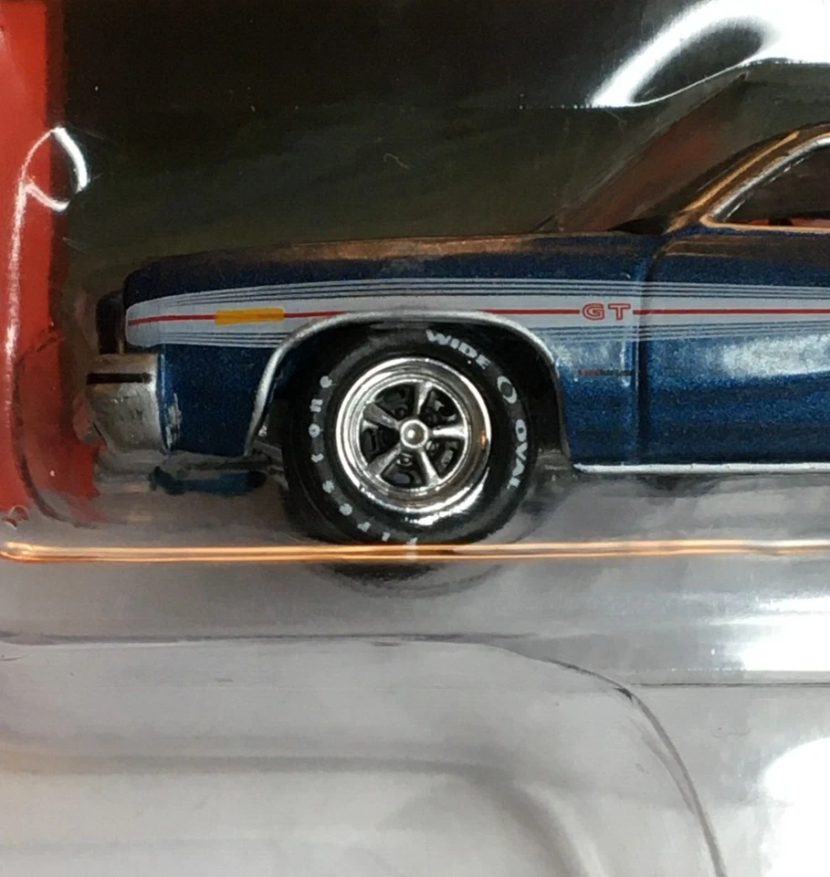 Johnny Lightning 1973 Pontiac Lemans White Lighting Blue - Real Riders - Image 4 of 4