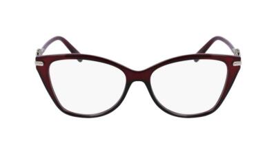 New Salvatore Ferragamo SF 2937R 655 Crystal Wine Eyeglasses 54/15/140 New Salvatore Ferragamo SF 2937R 655 Crystal Wine Eyeglasses  main image 3