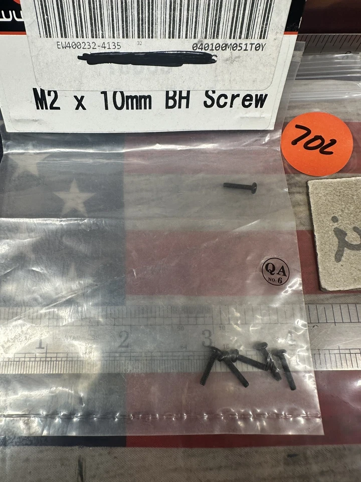 ATOMIK / VENOM EW4002 Screws Blind Head M2 X 10mm X 6pc. - Image 3 of 4