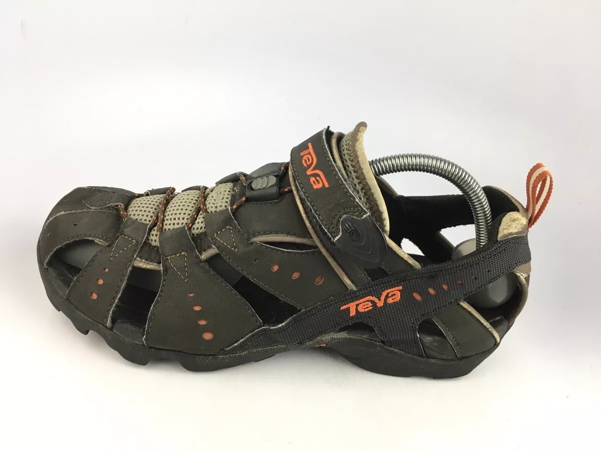 Leggen Gebeurt Allergisch Teva 6704 Dozer All Terrain Sandals Hiking Closed Toe Brown/ Orange  Men&#039;s Size 9 | eBay