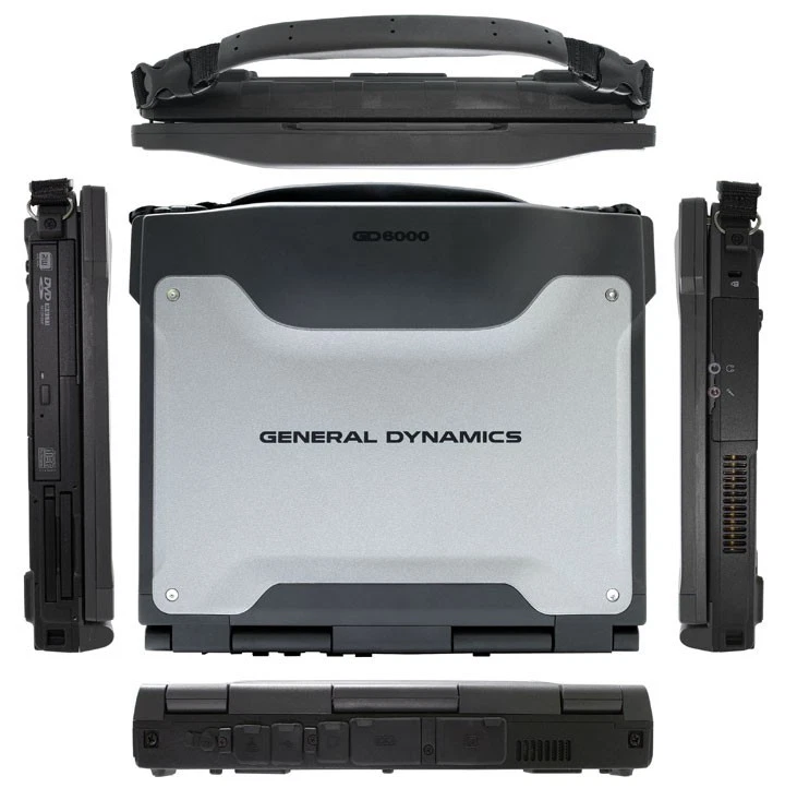 General Dynamics Rugged GD6000 Core2 GPS 2.53ghz 4gb 320gb Win 7 Pro Office 2010 - Image 2 of 3