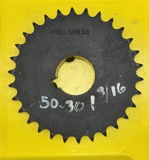 Martin 50B30 Welded B Sprocket, B Hub, 30 Teeth, 0.75" Stock Bore