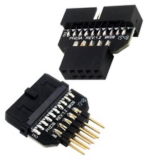 2 PCS USB 3.0 To USB 2.0 Motherboard Adapter 19 Pin To 9 Pin Converter