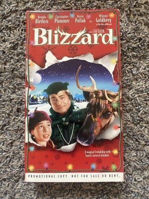Blizzard: Whoopi Goldberg & Chris Plummer (VHS, Xmas, 