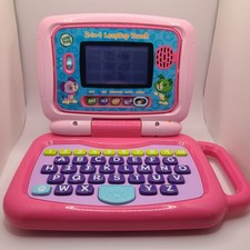 LeapFrog 2-in-1 LeapTop Touch Pink Learning Laptop Toy ABC 123 Kids Educational