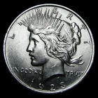 1923 Peace Dollar Silver ---- Gem BU Coin ---- #PP761
