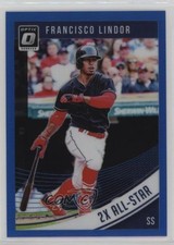 2018 Donruss Optic Variation Blue Prizm /149 Francisco Lindor (2x All-Star) kh0