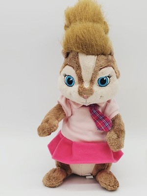 Build-A-Bear Brittany Chipette Plush 11'' Alvin and the Chipmunks Pink Dress Tie